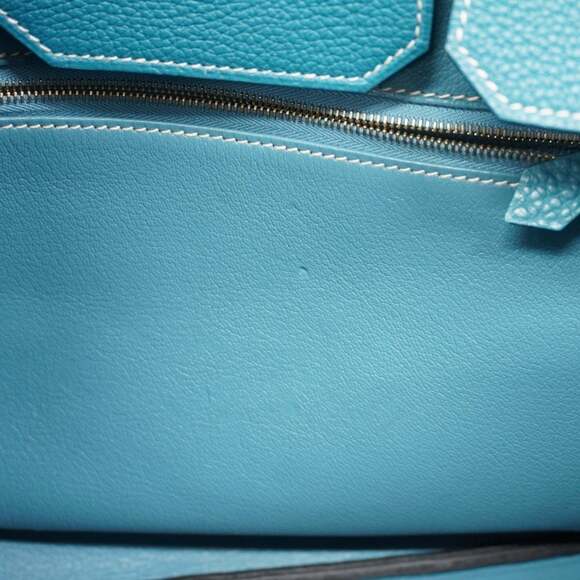 Hermes Hermès Birkin 35 Togo Blue Jean Handbag for Women, Stamped with M - Picture 8 of 13